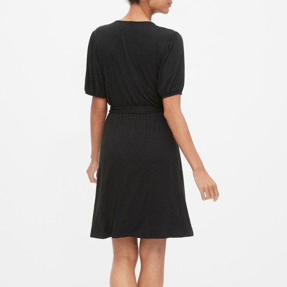 Gap Short Sleeve Wrap Dress Small - Picture 2 of 4